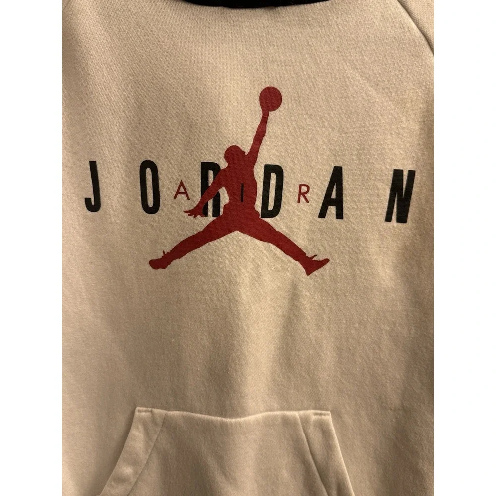 Nike Air Jordan hoodie‎ (Youth XL) White/black/red